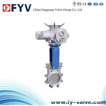 Stainless Steel Electric Actuated Knife Gate Valve